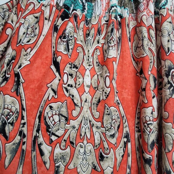 Gilli Made In USA Pattern Maxi  Dress Size Small - Picture 8 of 10